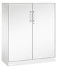 C+P Flügeltürenschrank Asisto, H1310xB1000xT435mm, 9016/9016
