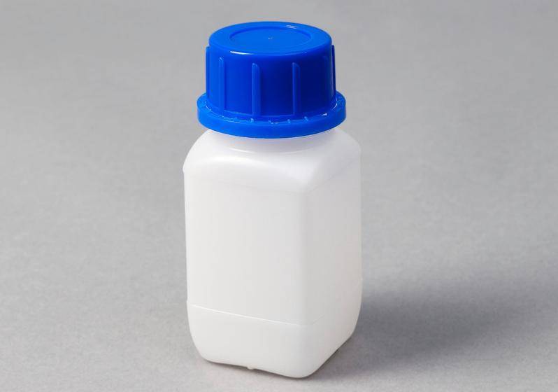 Weithalsflaschen aus HDPE, eckig, natur-transparent, 250 ml, mit UN-Zulassung, 30 Stück-4