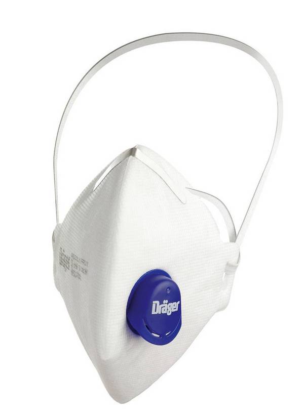 Dräger partikelfiltrierende Halbmaske X-plore 1730 V, mit Ventil, FFP3, NR, VE = 10 Stück