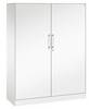 C+P Flügeltürenschrank Asisto, H1635xB1200xT435mm, 9016/9016