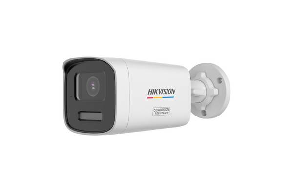 Hikvision DS-2CE12UF3T-LSYE(2.8mm)(O-STD) Analog HD Bullet Kamera, 8MP, 2,8mm, 24/7 Farbe, Weißlicht, IP67, weiß