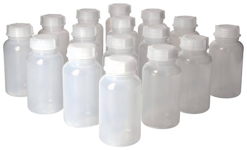Weithalsflaschen aus LDPE, rund, natur-transparent, 500 ml, 16 Stück-0
