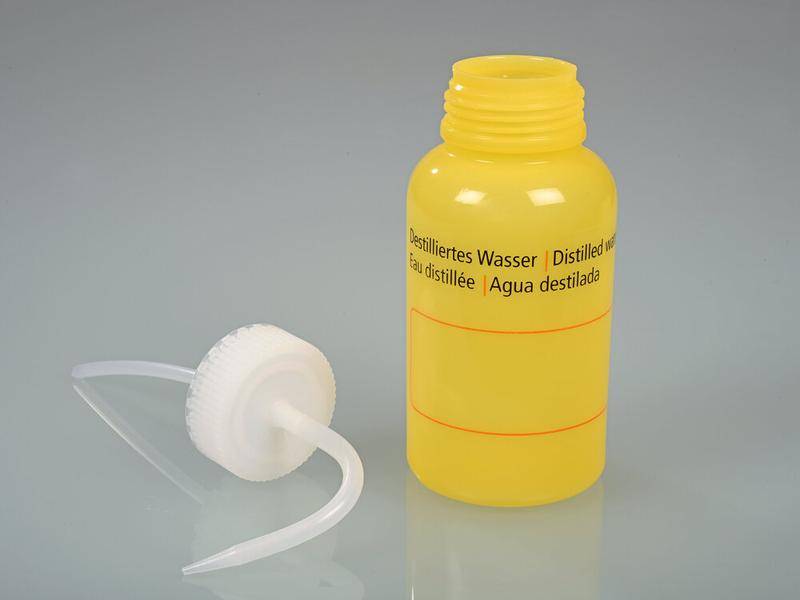 Sicherheits-Spritzflasche aus LDPE, mit Aufdruck "Destilliertes Wasser", 500 ml, VE = 12 Stück-4