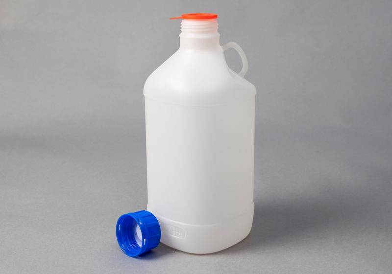 Enghalsflaschen aus HDPE, eckig, natur-transparent, 2500 ml, mit UN-Zulassung, 12 Stück-1