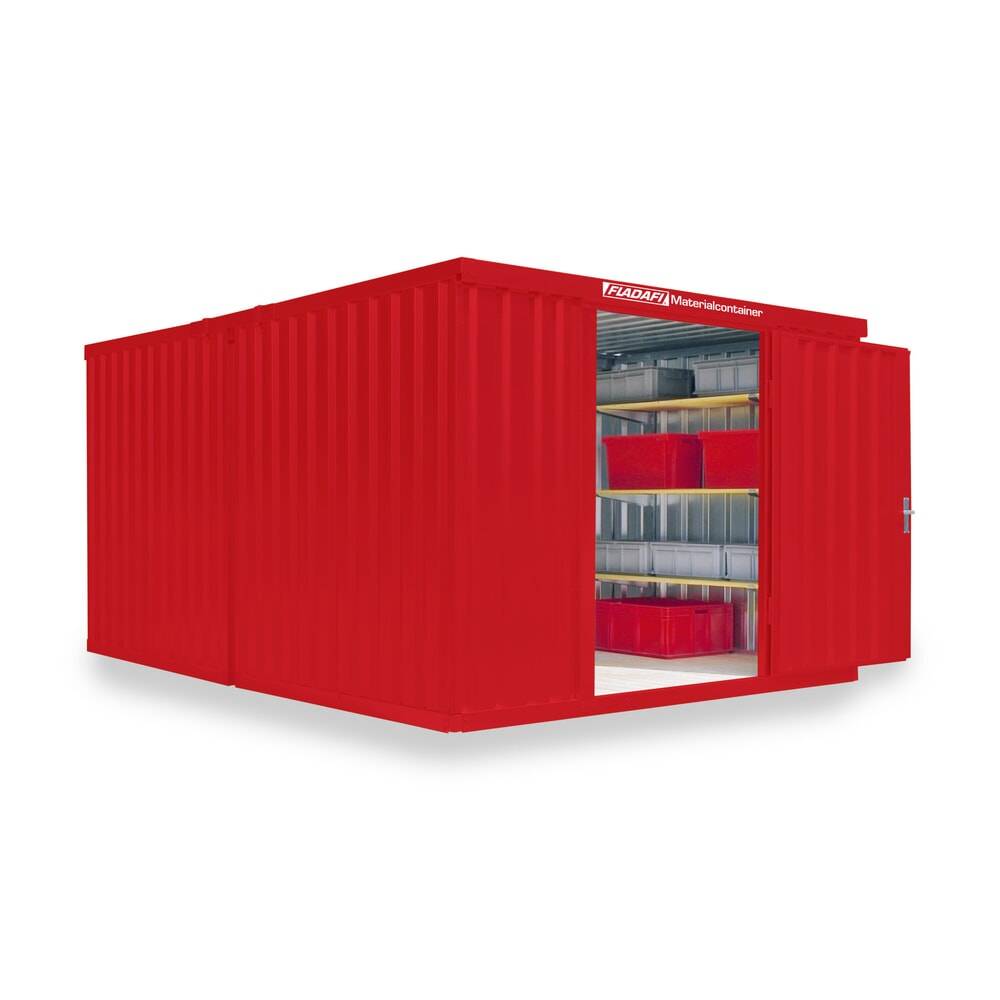FLADAFI® Materialcontainer Kombination, lackiert, 2 Module-0