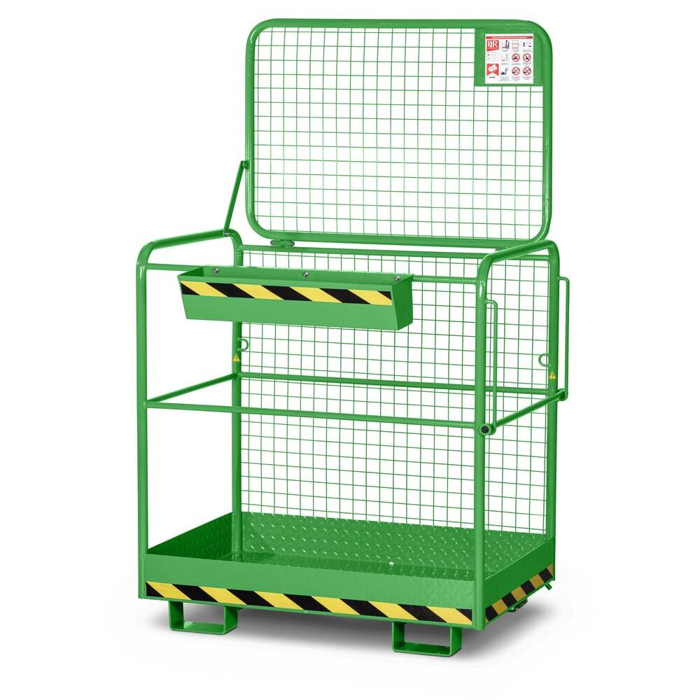 RR-Industrietechnik® Arbeitskorb Typ RAK-Eco, TK 300 kg, RAL 6018 gelb-0