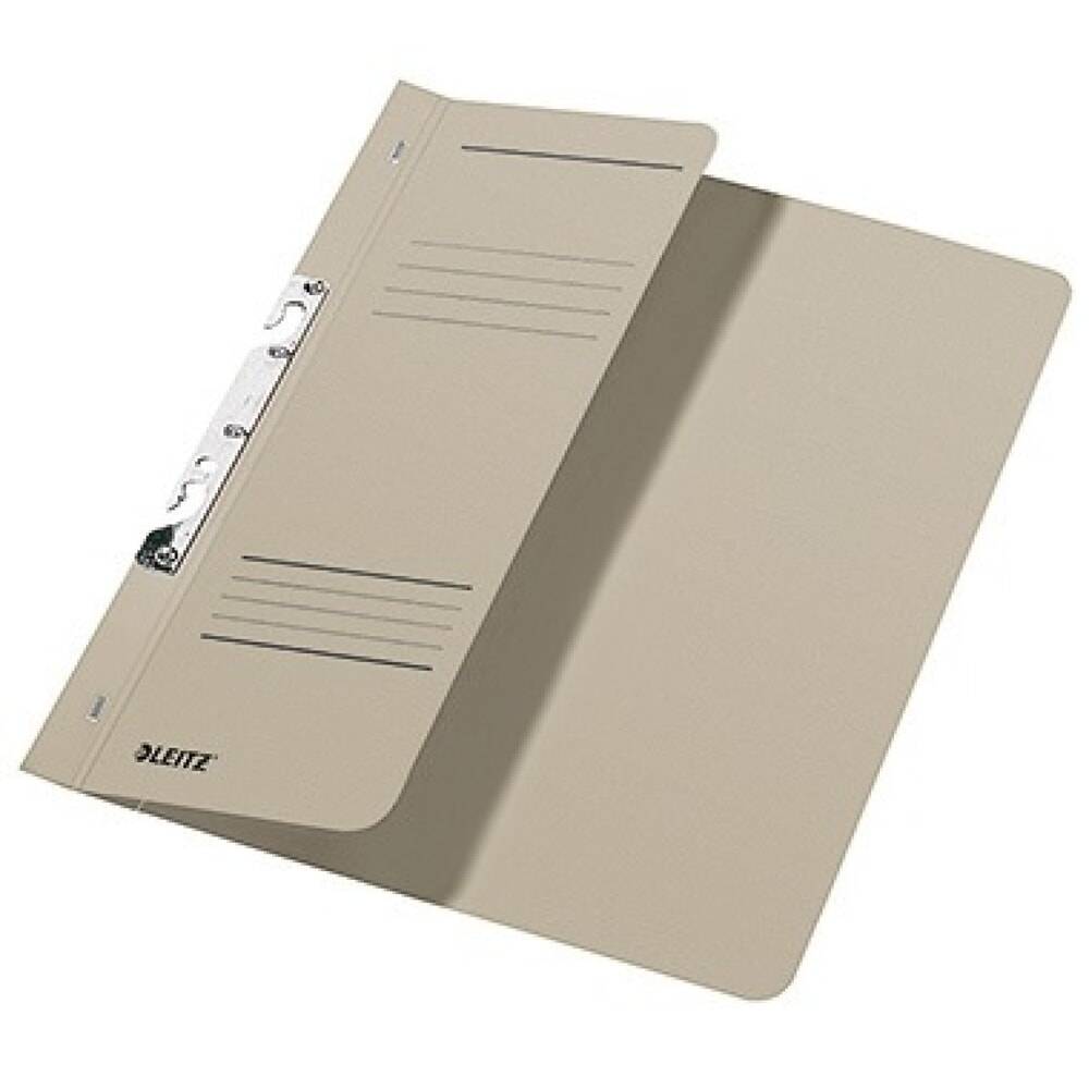 Leitz Einhakhefter 37440085 DIN A4 kfm. Heftung Karton grau-0