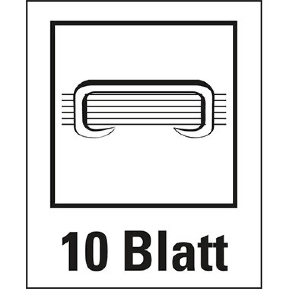 Leitz Heftgerät Mini WOW 55281036 max. 10Blatt blau-3