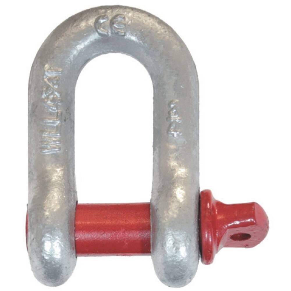 McBULL® Schäkel, hochfest, gerade Form, mit Augbolzen, Nenngröße 3/8’’-0