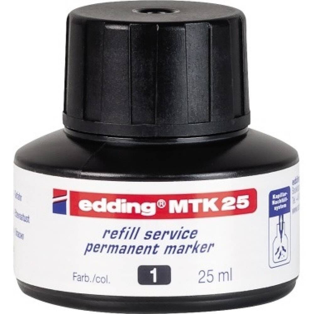 edding Nachfülltusche MTK 25 4-MTK25001 25ml schwarz-0