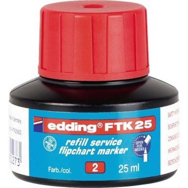 edding Nachfülltusche 4-FTK25002 25ml rot