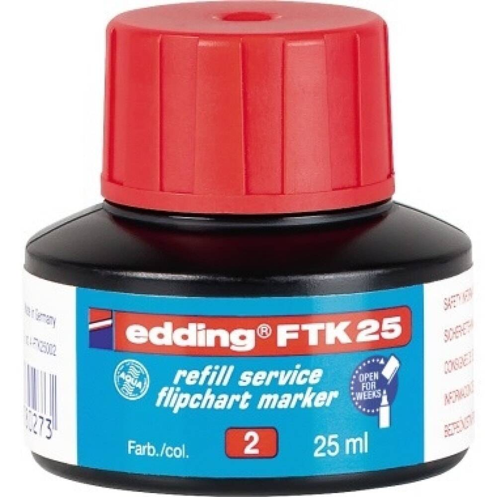 edding Nachfülltusche 4-FTK25002 25ml rot-0