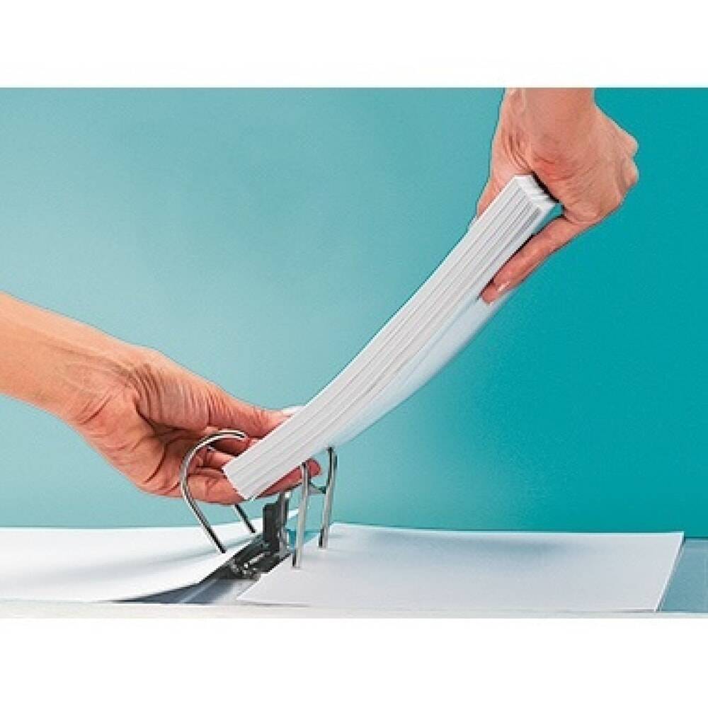 Leitz Ordner 10780000 DIN A6 quer 77mm Pappe schwarz-2