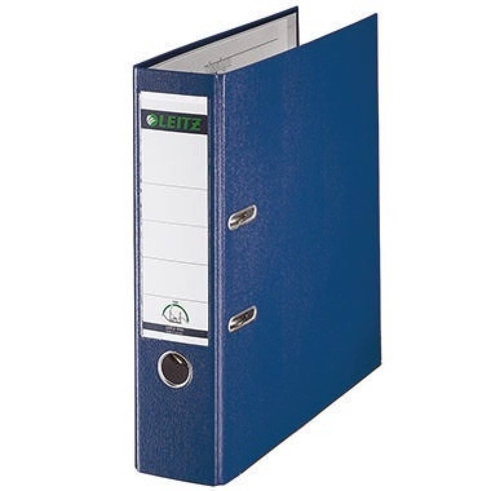 Leitz Ordner 10105035 DIN A4 80mm Polypropylen blau-0