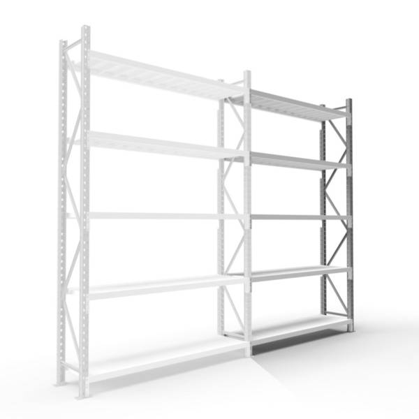 ManOrga Weitspannregal, mit Stahlpaneelen, AF, HxBxT 3.000 x 3.000 x 8