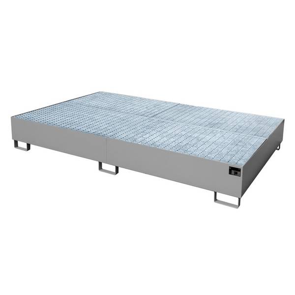 Bauer® Auffangwanne aus Stahl für 2x KTC/IBC oder 10x 200-Liter-Fässer