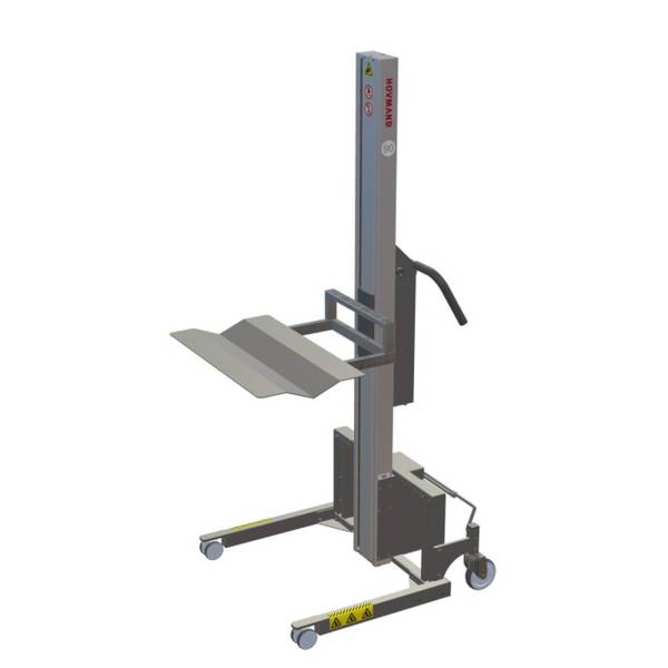 HOVMAND Hebelift mit Wave Plattform für Rollen bis 80 kg, Hubhöhe 1.24