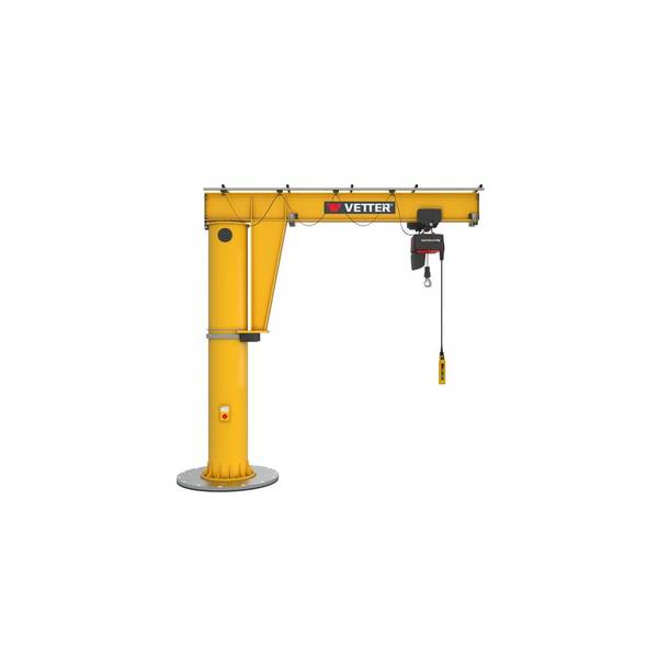 VETTER® Schwenkkran inkl. LIFTKET Elektrokettenzug, Säulenausführung