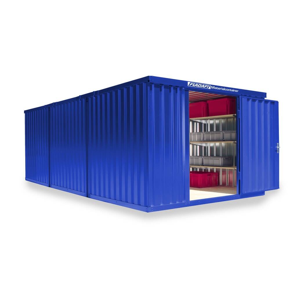 FLADAFI® Materialcontainer Kombination, lackiert, 3 Module-0