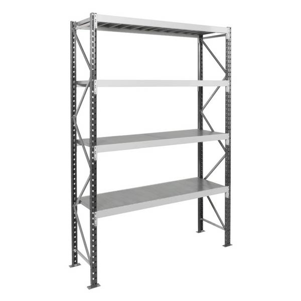 ManOrga Weitspannregal, mit Stahlpaneelen, GF, FL 740 kg
