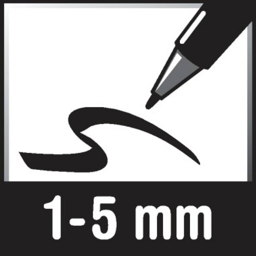 edding Flipchartmarker 383 4-383003 1-5mm Keilspitze blau-3