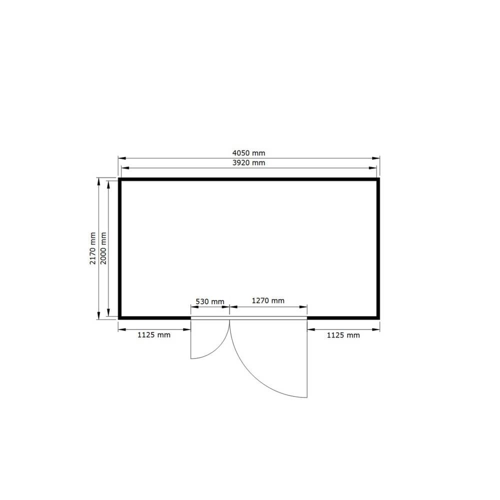 SAFE Tank Gefahrstoffcontainer 1350 PLG, Außenaufstellung, verzinkt, m-1