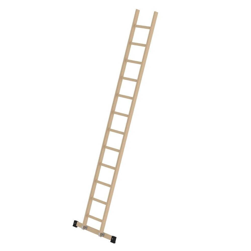 Holz-Anlegeleiter Stand.-Traverse 12 Spross-0