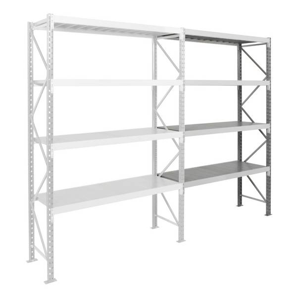 ManOrga Weitspannregal, mit Stahlpaneelen, AF, FL 880 kg