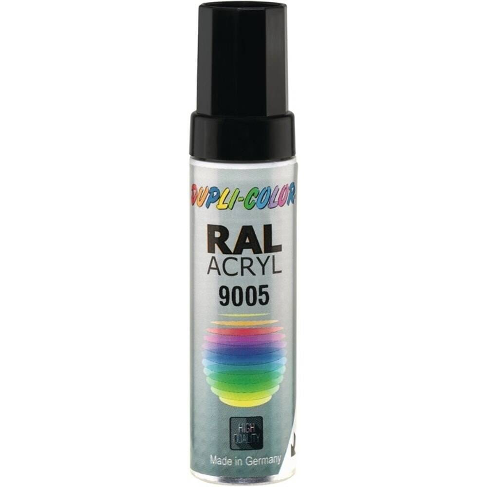 DUPLI-COLOR Lackstift, RAL 9005 12 ml, tiefschwarz glänzend, Stift