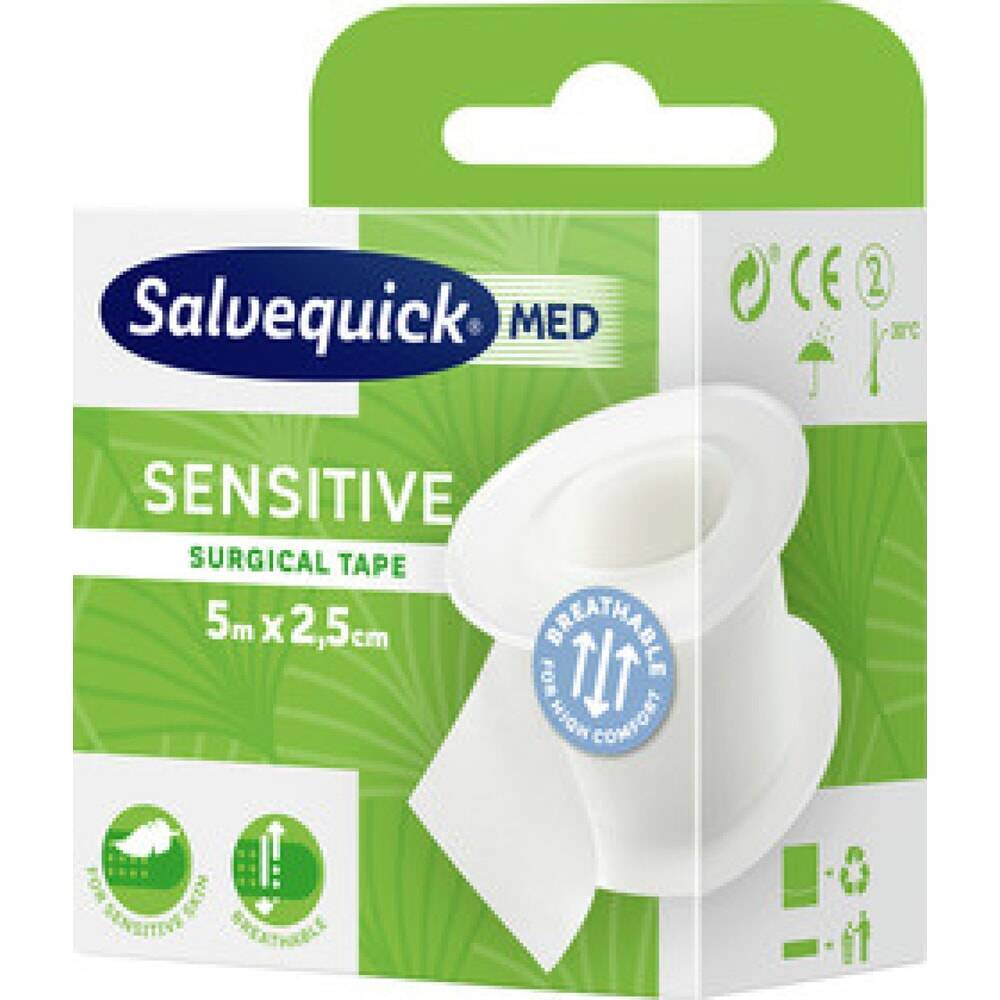 Salvequick Sensitive Verband-Klebeband Wundversorgung, Refill 310366-1