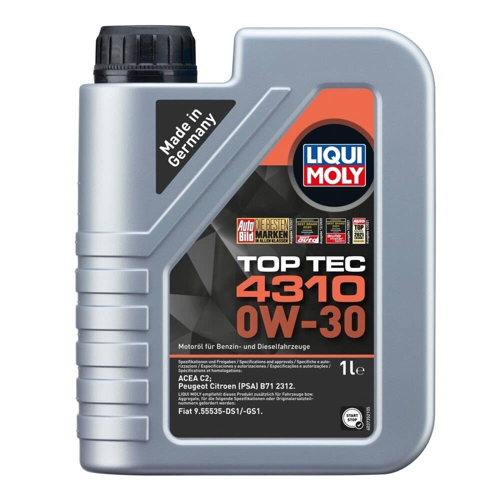 LIQUI MOLY Top Tec 4310 0W-30 1l 3735 Verpackungseinheit = 6 Stück-1