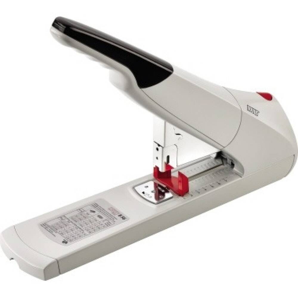 NOVUS Blockheftgerät B56 023-0059 max. 200Blatt Metall hellgrau-0