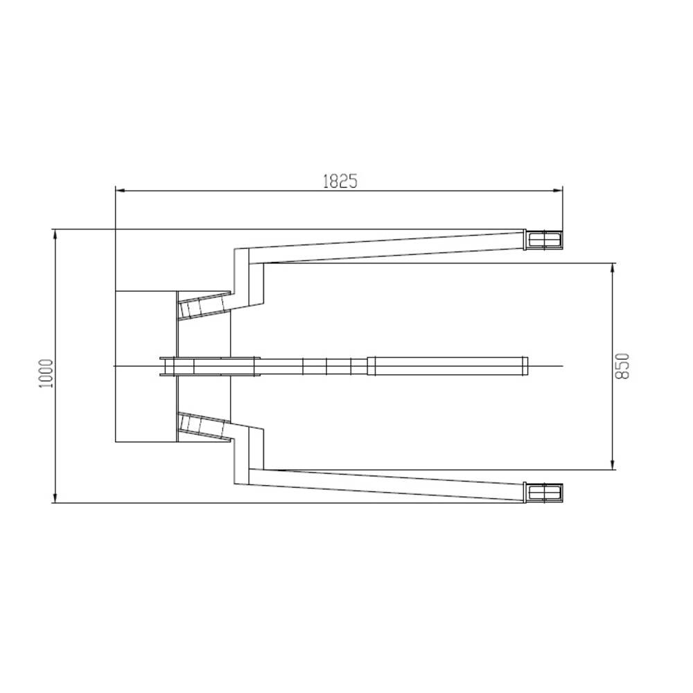 Werkstattkran mit parallelem Fahrgestell, klappbar, TK 1.000 kg-2