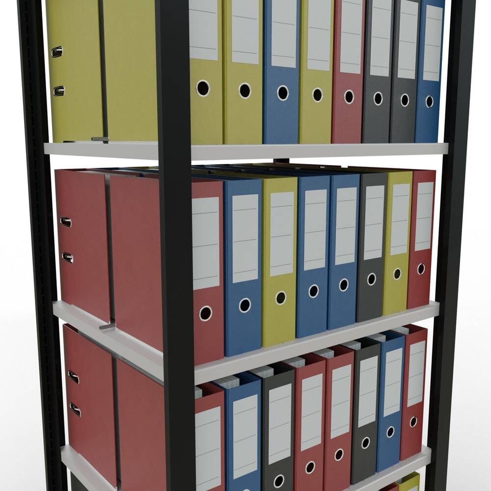 SCHULTE Aktenregal GF, doppelseitig, mit Mittelanschlägen, FL 150 kg,,-2