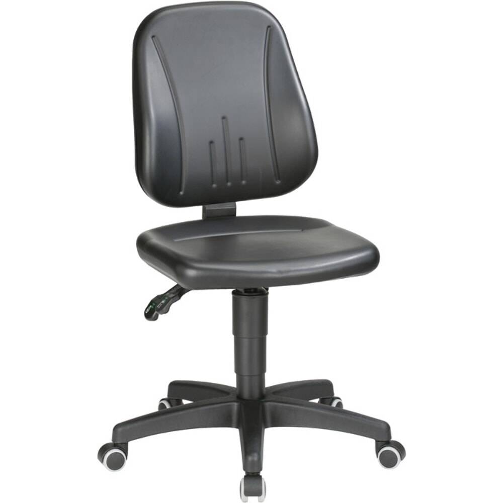bimos Arbeitsdrehstuhl Unitec, Kunstlederpolster schwarz, Rollen, 440--0