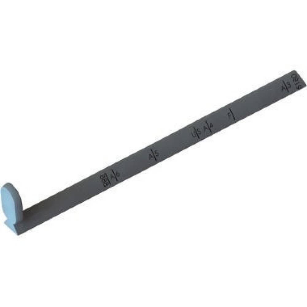 Leitz Anschlagschiene 51720000 für Locher 5180 DIN A3 silber-0