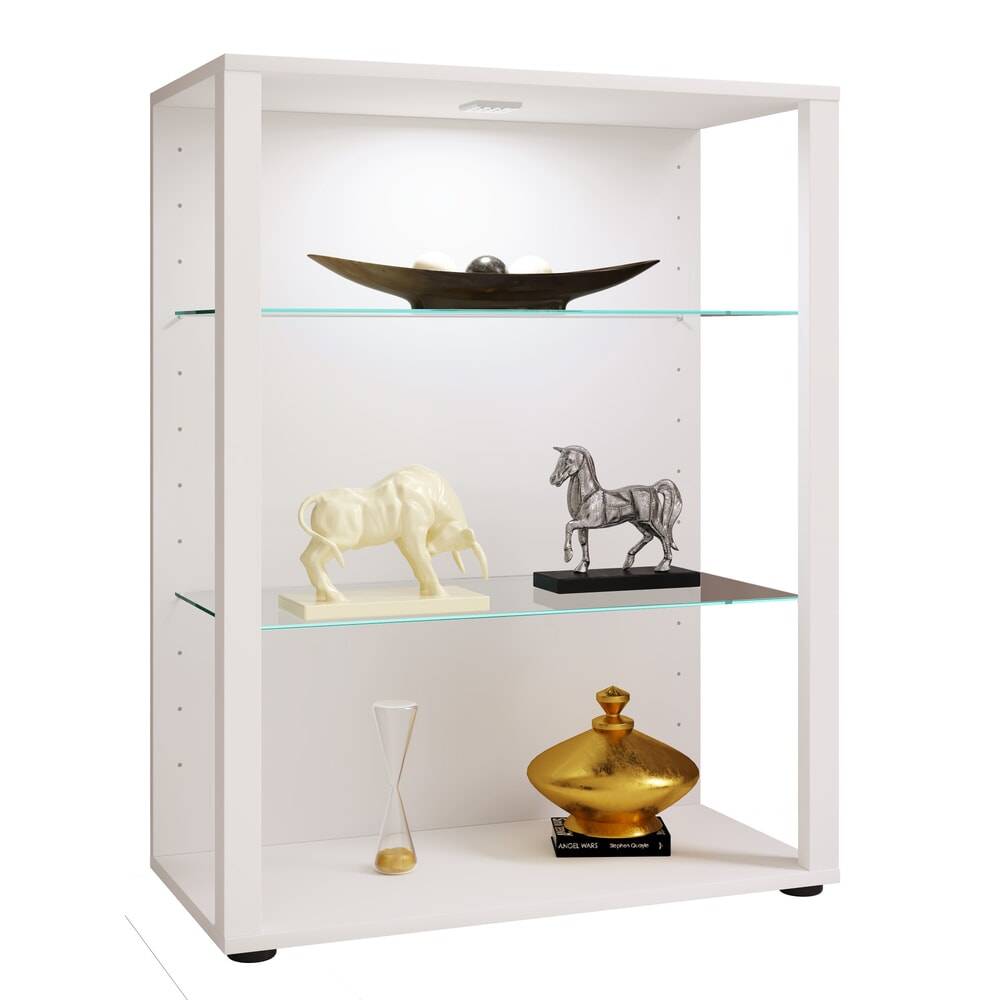 VCM Vitrine Glasol XL, weiß-0