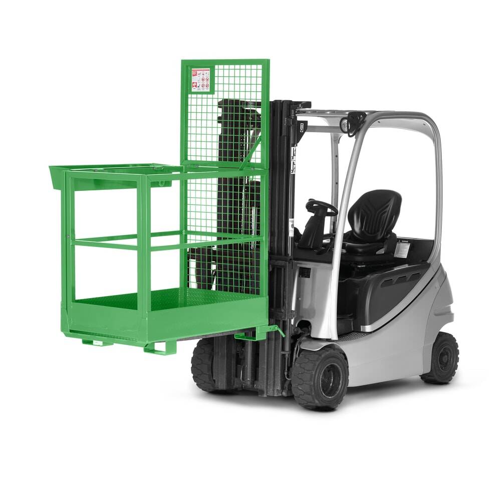 RR-Industrietechnik® Arbeitskorb Typ RAK-Slim, TK 300 kg, RAL 6018 gel-2