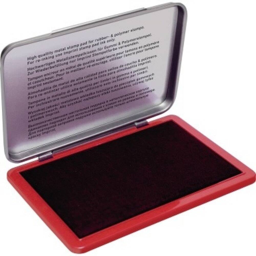 Handstempelkissen Imprint 9072M 143663 11x7cm No.2 rot-0