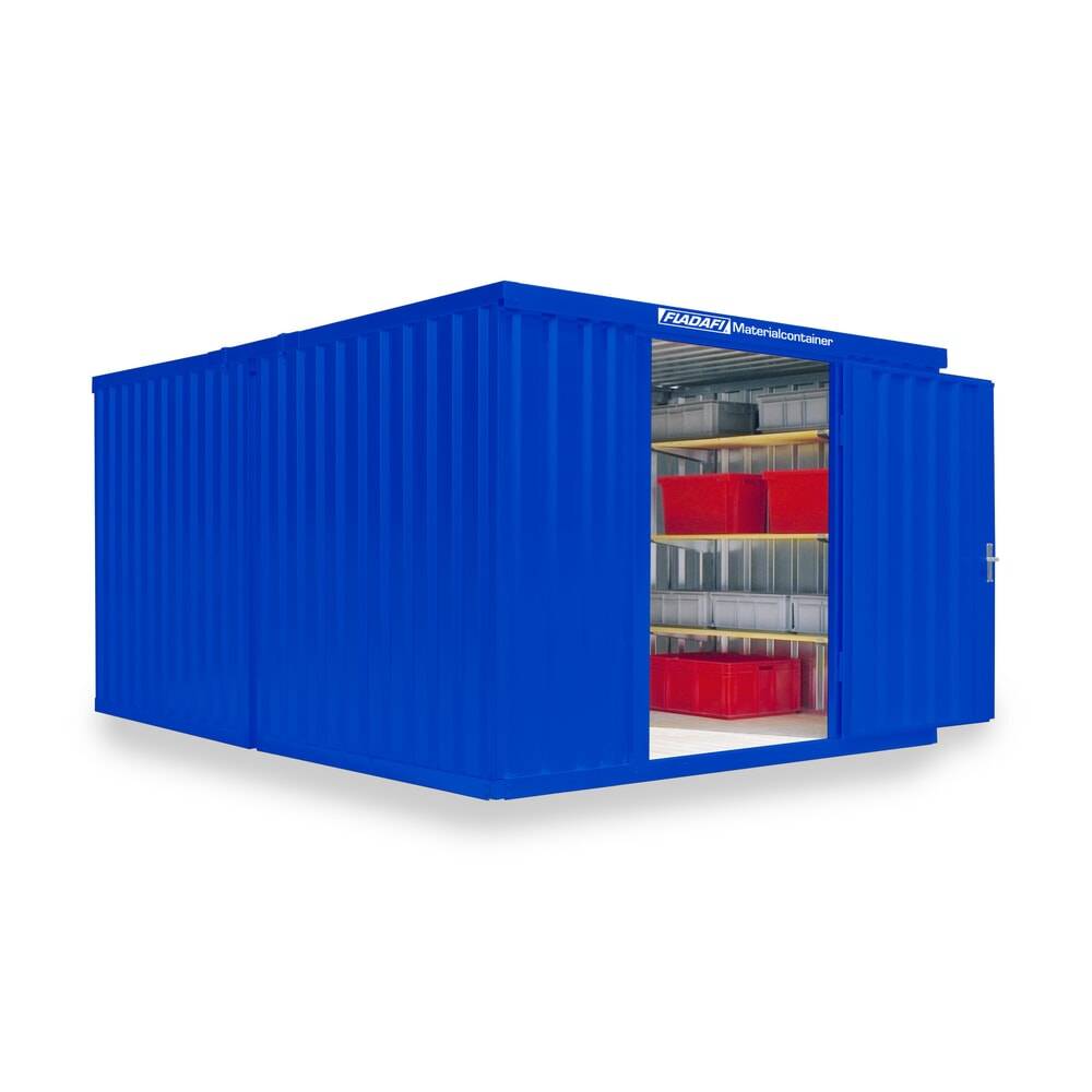 FLADAFI® Materialcontainer Kombination, lackiert, 2 Module-0