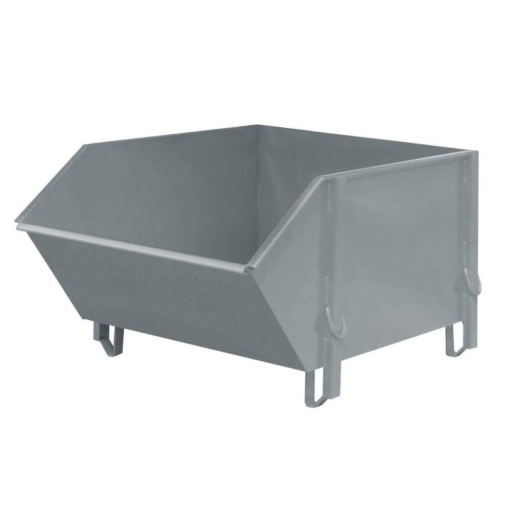 Bauer® Baustoffbehälter BBG 100, lackiert, Mausgrau-0