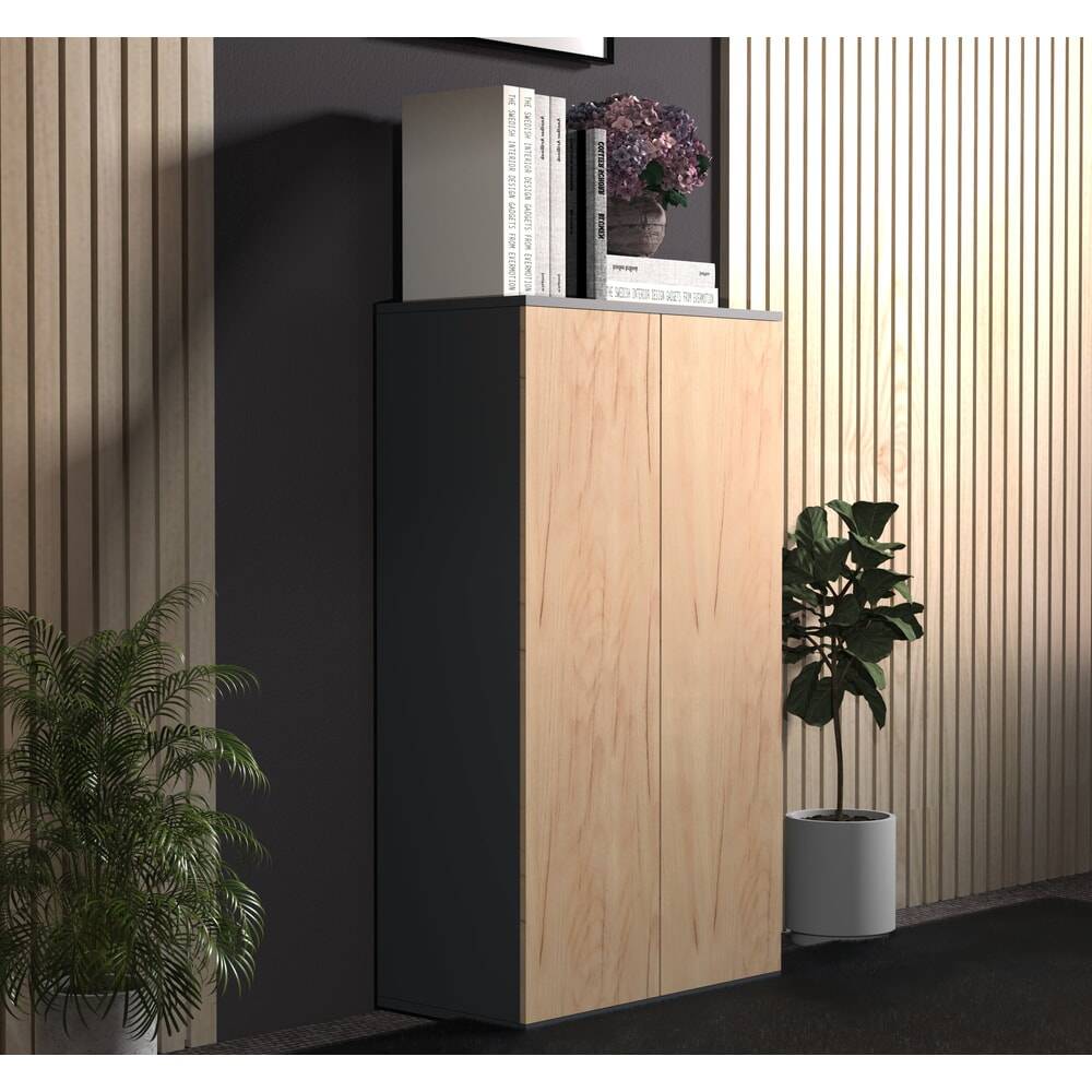VCM Büroschrank Dalosa 3-Fach, Honig-Eiche-2