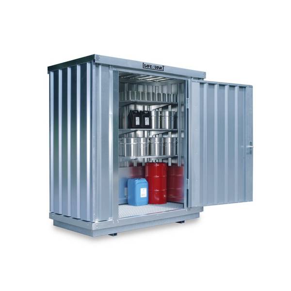SAFE Tank Gefahrstoffcontainer 300 ALG, Außenaufstellung, verzinkt, mo