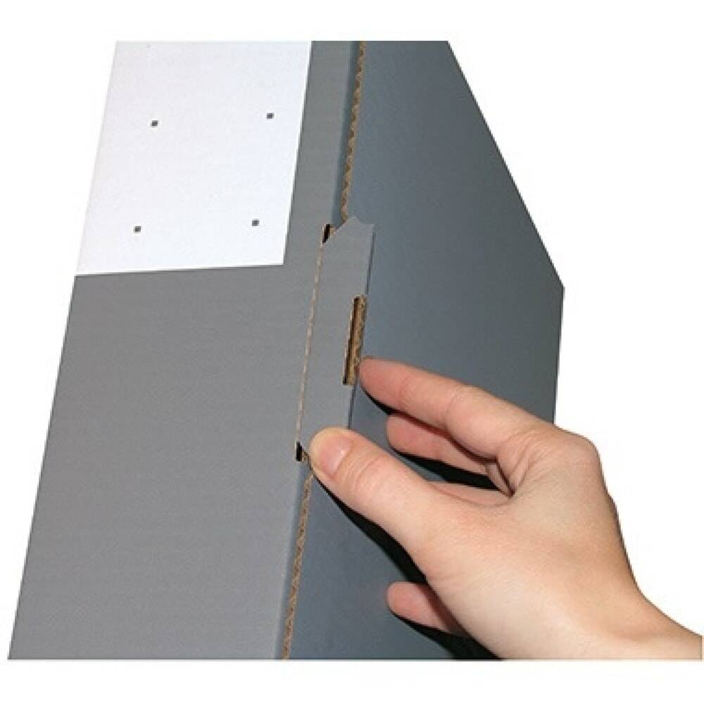 ColomPac Versandkarton CP058.85 32,2x28,8x5cm Karton grau-3