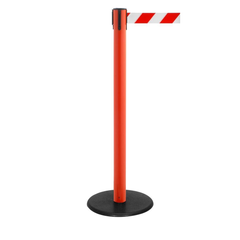 RS-GUIDESYSTEMS® Gurt-Absperrpfosten, Bodenteller aus Guss, Gurtbreite-0