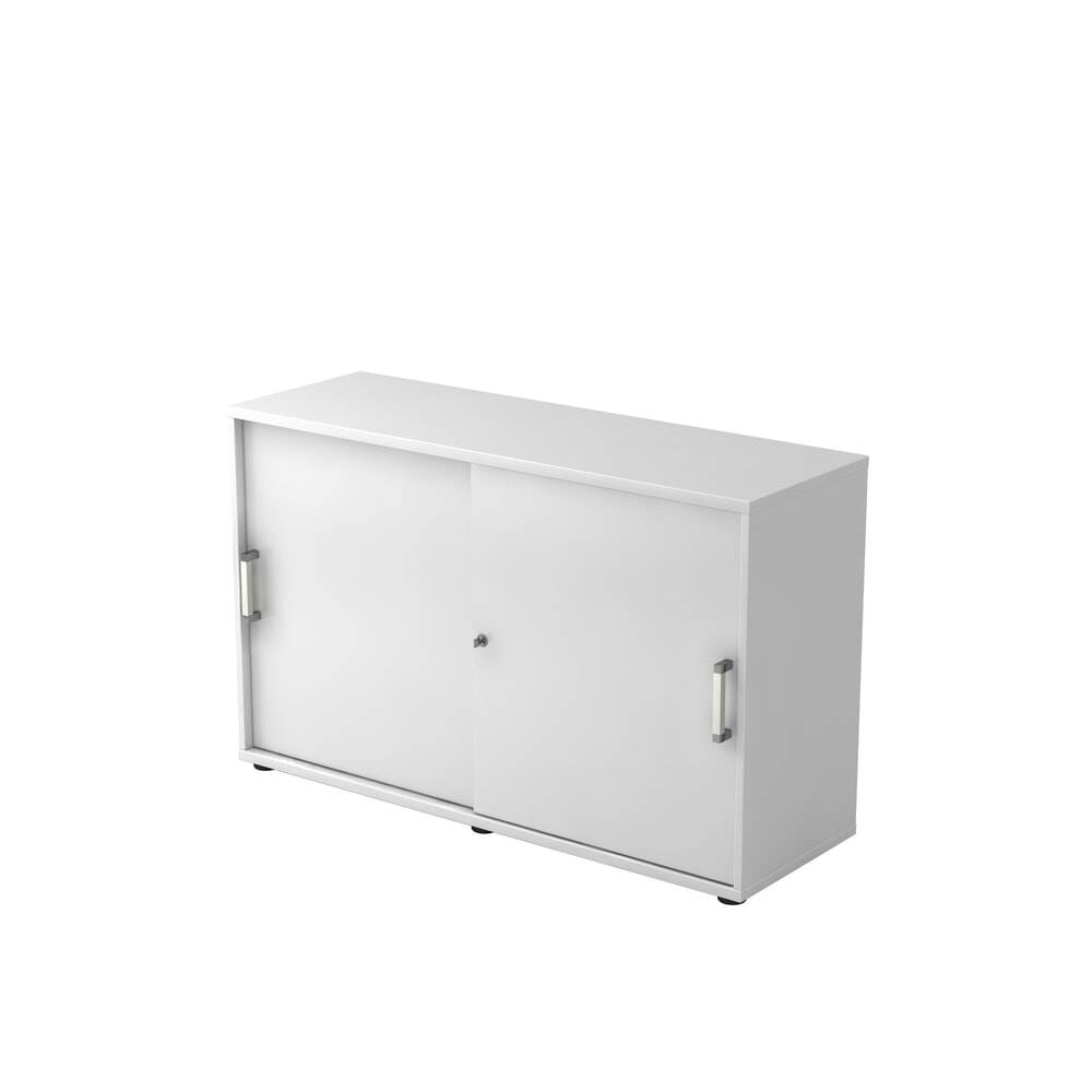 Hammerbacher Schiebetürschrank 2OH 120cm CE Weiß/Weiß-0