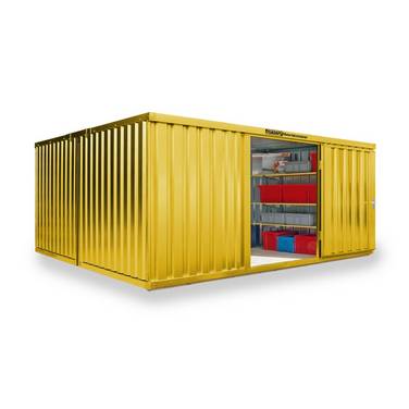 FLADAFI® Materialcontainer Kombination, lackiert, 2 Module