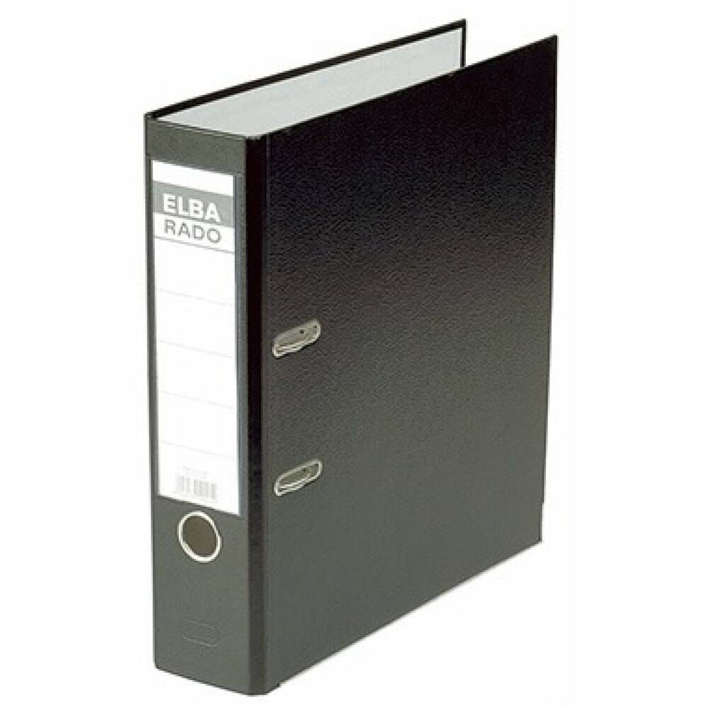 ELBA Ordner Rado Lux brillant 100022617 breit schwarz-0