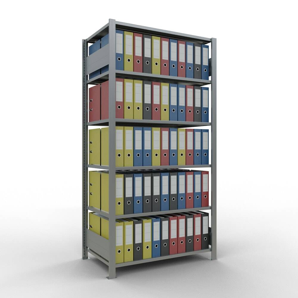 SCHULTE Aktenregal GF, doppelseitig, ohne Mittelanschläge, FL 150 kg-2