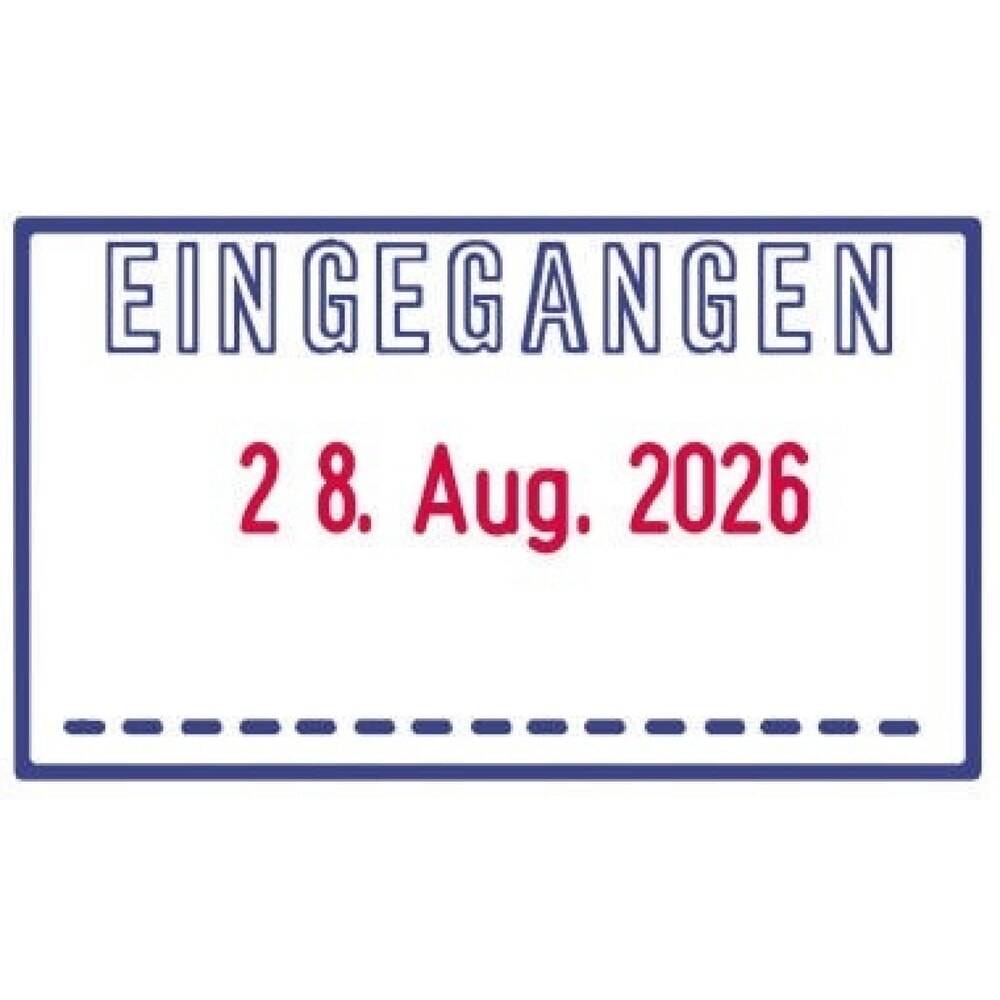 trodat Datumstempel Printy-Dater 64247 41x24mm EINGEGANGEN gr/sw-2